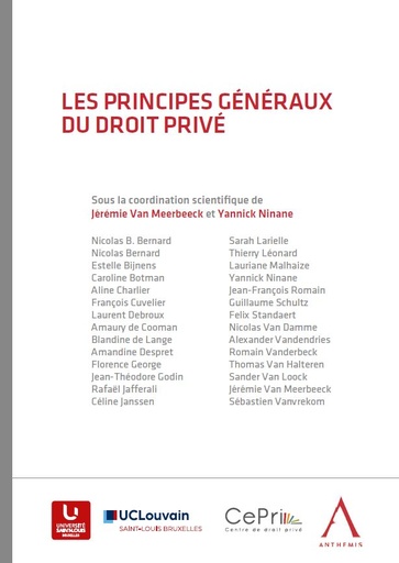 [PRINPRI] Les principes généraux du droit privé