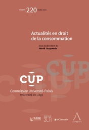 [CUP220] Actualités en droit de la consommation