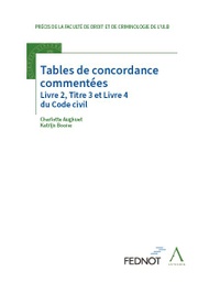 [TABCO] Tables de concordance commentées