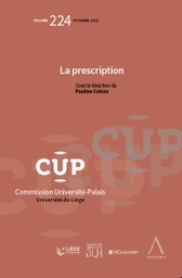 [CUP224] La prescription