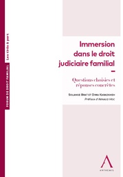 [IMDROJU] Immersion dans le droit judiciaire familial