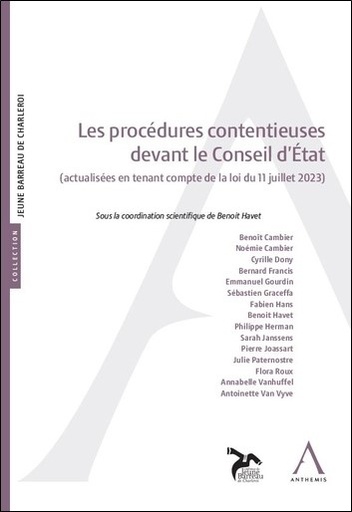 [PROCONSETA] Les procédures contentieuses devant le Conseil d’État