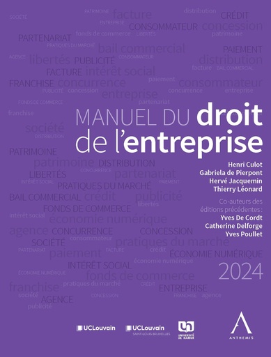 [MANENT3] Manuel du droit de l'entreprise 2024
