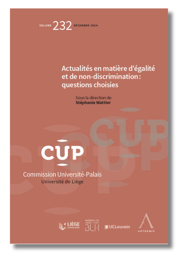 [CUP232] Actualités en matière d’égalité et de non-discrimination : questions choisies