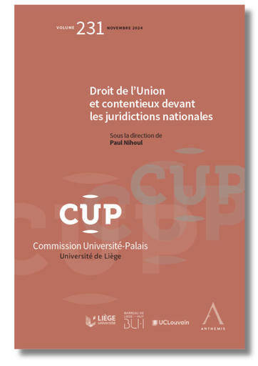 [CUP231] Droit de l’Union et contentieux devant les juridictions nationales