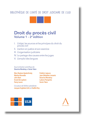 [DROPROCIV1-2] Droit du procès civil - Volume 1 - 2e édition