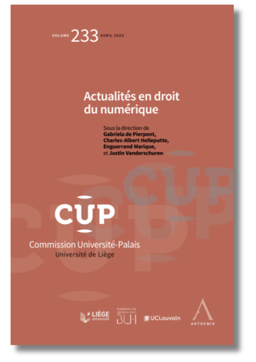 [CUP233] Actualités en droit du numérique