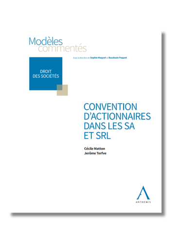 [MCCONVACT] Convention d’actionnaires dans les SA et SRL