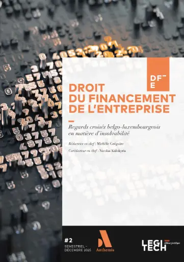 [DFE2/2025] Regards croisés belgo-luxembourgeois en matière d'insolvabilité