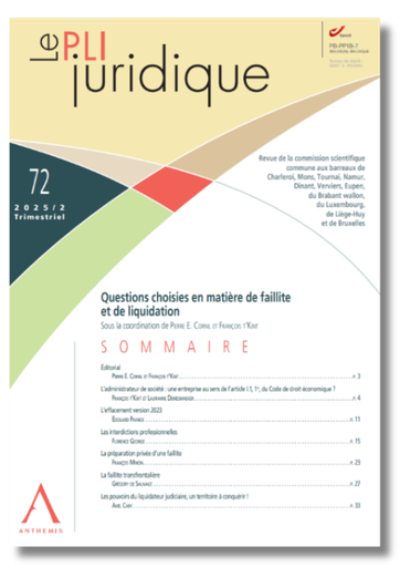 [PLIJUR72] Le Pli juridique 72 - Juin 2025