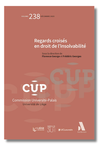 [CUP238] Regards croisés en droit de l'insolvabilité