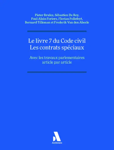 [CODEXLIV7] Le livre 7 du Code civil - Les contrats spéciaux