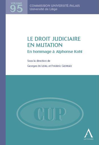 Le droit judiciaire en mutation