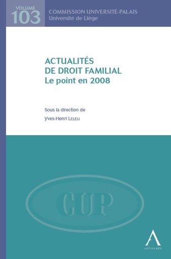 Actualités de droit familial