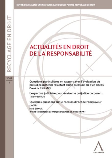 [ACTRES] Actualités en droit de la responsabilité