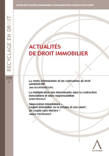 [ACTIMM] Actualités de droit immobilier