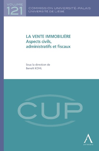 [CUP121] La vente immobilière (CUP 121)