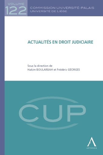 [CUP122] Actualités en droit judiciaire