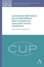 [CUP124] Le nouveau droit belge de la concurrence