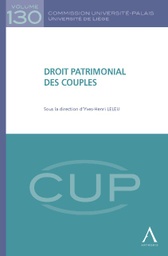[CUP130] Droit patrimonial des couples