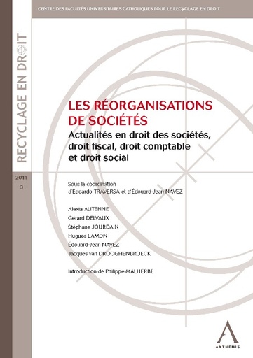 [REOSOC] Les réorganisations de sociétés