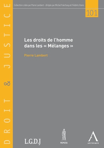 [DJ101] Les droits de l'homme dans les Mélanges