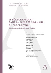 [AVOPROC] Le rôle de l’avocat dans la phase préliminaire du procès pénal