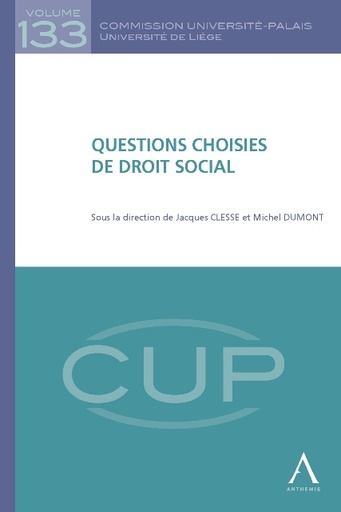 [CUP133] Questions choisies de droit social