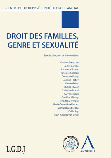 [FAMI] Droit des familles, genre et sexualité