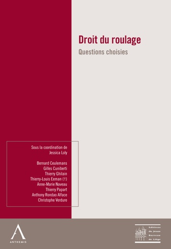 [ROULAGE] Droit du roulage : questions choisies