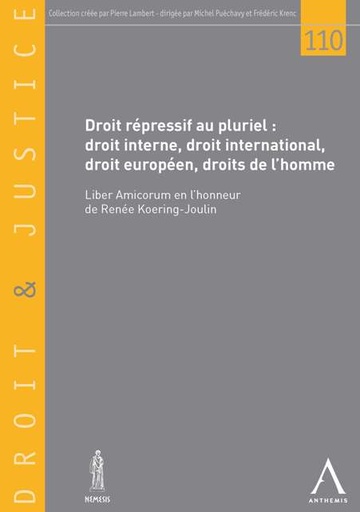 [DJ110] Droit répressif au pluriel : droit interne, droit international, droit européen, droits de l’homme