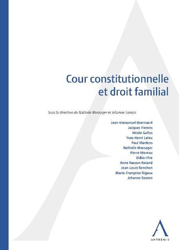 [COURCONST] Cour constitutionnelle et droit familial