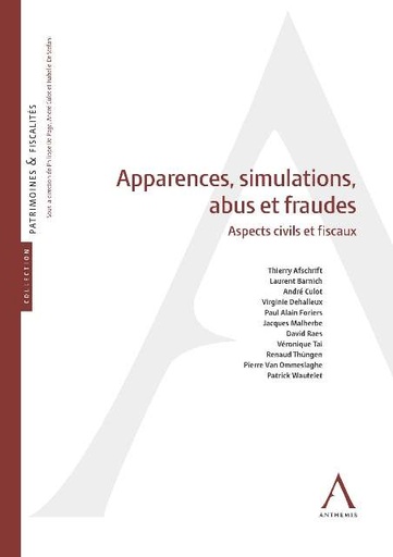 [FRAUDE] Apparences, simulations, abus et fraudes