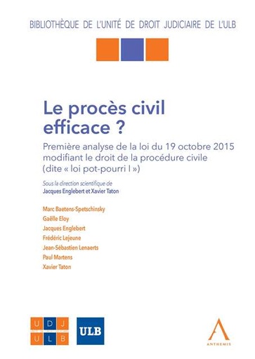 [PROCIV] Le procès civil efficace ?