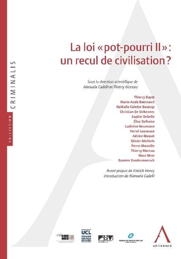 [LOIPOT-II] La loi « pot-pourri II » : un recul de civilisation ?
