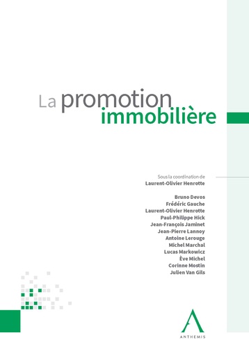 [PROMIMMO16] La promotion immobilière