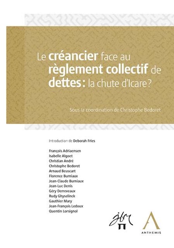 [CRERCD] Le créancier face au règlement collectif de dettes : la chute d'Icare ?