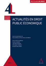 [DROPUBECO] Actualités en droit public économique
