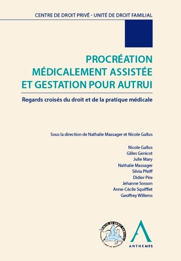 [PMA] Procréation médicalement assistée et gestation pour autrui