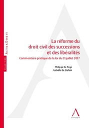 [LOISUCC] La réforme du droit civil des successions et des libéralités