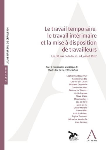 [TRATEMPO] Le travail temporaire, le travail intérimaire et la mise à disposition de travailleurs