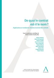 [CONTRAT] De quoi le contrat est-il le nom ?