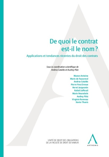 [CONTRAT] De quoi le contrat est-il le nom ?