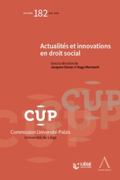 [CUP182] Actualités et innovations en droit social