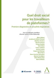 [DROSOPLA] Quel droit social pour les travailleurs de plateformes ?