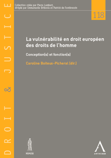 [DJ118] La vulnérabilité en droit européen des droits de l’homme