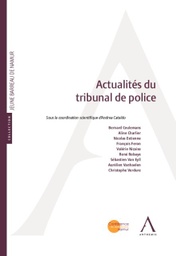 [ACTUPOL] Actualités du tribunal de police