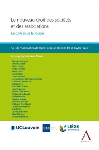 [CSA2019] Le nouveau droit des sociétés et des associations