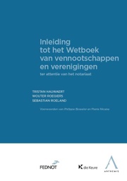 [WVVnot] Inleiding tot het Wetboek van vennootschappen en verenigingen