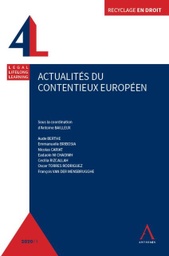 [CONTEUR] Actualités du contentieux européen